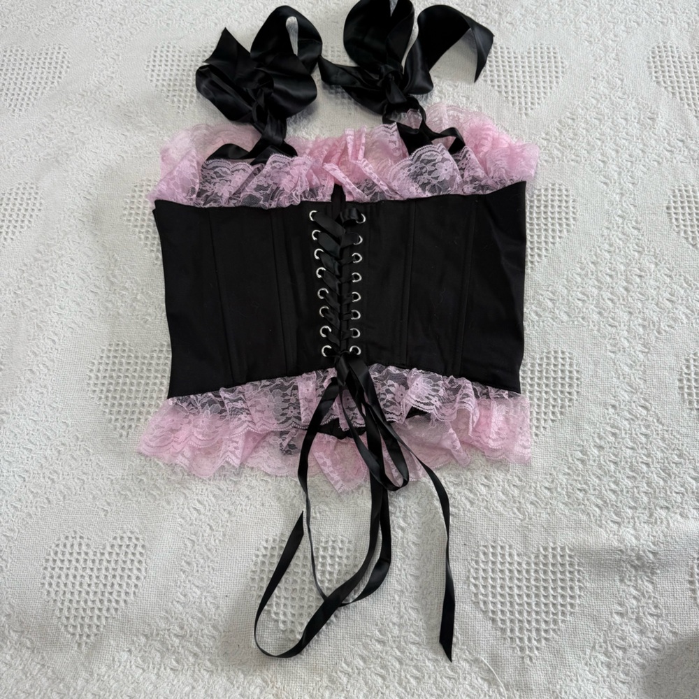 Dolls Kill Widow The Cake Topper Bustier Top (M) - Picture 4 of 6